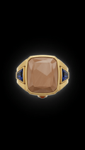 Bague cocktail pierre facettée - VaLaRiaN