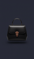 Mini-sac noir minuit à chaîne dorée - VaLaRiaN