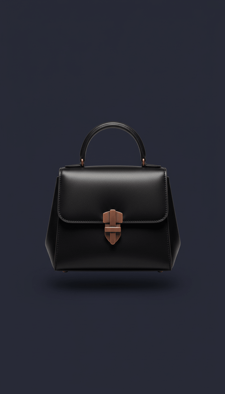 Mini-sac noir minuit à chaîne dorée - VaLaRiaN
