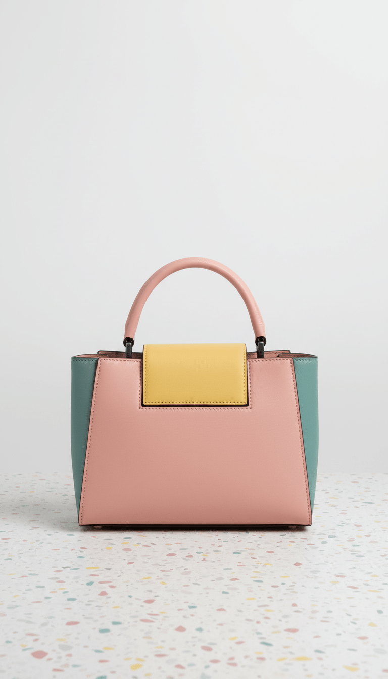 Sac à main structuré cuir vegan grainé - enzoaccessories
